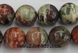 CRA154 15.5 inches 16mm round rainforest agate beads wholesale