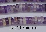 CRB1006 15.5 inches 2*5mm heishi dogtooth amethyst beads wholesale