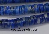 CRB1027 15.5 inches 2*6mm heishi lapis lazuli beads wholesale