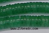 CRB1033 15.5 inches 2*7mm heishi green aventurine beads wholesale