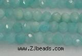 CRB1216 15.5 inches 4*6mm faceted rondelle amazonite beads