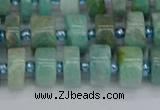 CRB1232 15.5 inches 6*10mm tyre amazonite gemstone beads