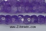 CRB1275 15.5 inches 5*8mm faceted rondelle lavender amethyst beads