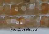 CRB1469 15.5 inches 5*8mm faceted rondelle moonstone beads