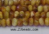 CRB1836 15.5 inches 4*6mm faceted rondelle golden tiger eye beads