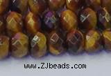 CRB1841 15.5 inches 5*8mm faceted rondelle yellow tiger eye beads