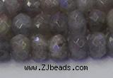 CRB1854 15.5 inches 6*10mm faceted rondelle labradorite beads