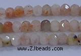 CRB1869 15.5 inches 2*3mm faceted rondelle sunstone beads