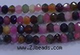 CRB1887 15.5 inches 2*3mm faceted rondelle tourmaline beads