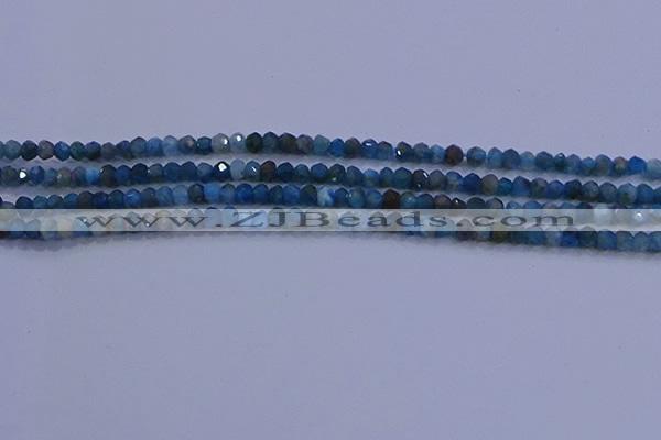 CRB1897 15.5 inches 2*3mm faceted rondelle apatite beads