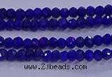 CRB1909 15.5 inches 2*3mm faceted rondelle lapis lazuli beads