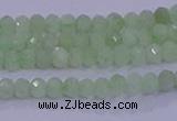 CRB1912 15.5 inches 2*3mm faceted rondelle green opal beads