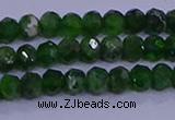 CRB1921 15.5 inches 2*3mm faceted rondelle diopside beads