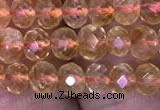 CRB1948 15.5 inches 3.5*5mm faceted rondelle citrine gemstone beads