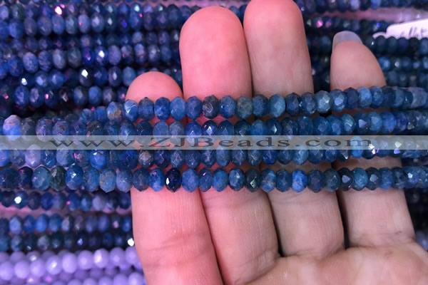 CRB1991 15.5 inches 4*6mm faceted rondelle apatite gemstone beads