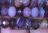 CRB1994 15.5 inches 4*6mm faceted rondelle Botswana agate beads