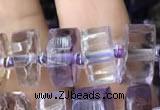 CRB2155 15.5 inches 7mm - 8mm faceted tyre ametrine beads