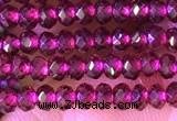 CRB2212 15.5 inches 2*3mm faceted rondelle garnet beads wholesale