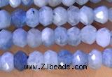 CRB2222 15.5 inches 2*3mm faceted rondelle aquamarine beads