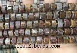 CRB2307 15.5 inches 10mm - 11mm faceted tyre pietersite beads