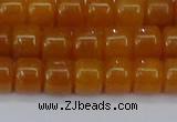 CRB2501 15.5 inches 6*8mm rondelle yellow jade beads wholesale