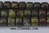 CRB2506 15.5 inches 6*8mm rondelle dragon blood jasper beads