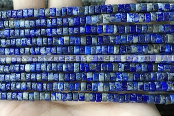 CRB2578 15.5 inches 2*4mm heishi lapis lazuli beads wholesale