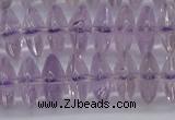 CRB262 15.5 inches 5*12mm rondelle amethyst gemstone beads