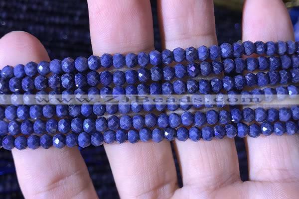 CRB2644 15.5 inches 2*3mm faceted rondelle sapphire gemstone beads