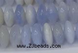 CRB267 15.5 inches 5*12mm rondelle blue chalcedony beads