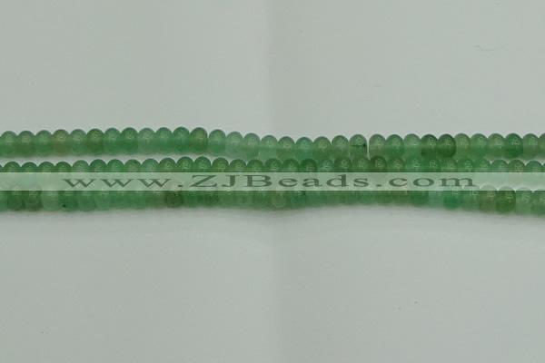 CRB2820 15.5 inches 4*6mm rondelle green aventurine beads