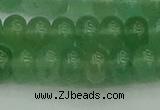 CRB2822 15.5 inches 6*10mm rondelle green aventurine beads