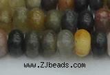 CRB2847 15.5 inches 6*10mm rondelle fancy jasper beads wholesale