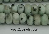 CRB2851 15.5 inches 5*8mm rondelle sesame jasper beads