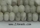 CRB2861 15.5 inches 5*8mm rondelle grey agate beads
