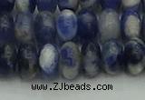 CRB2882 15.5 inches 6*10mm rondelle sodalite beads wholesale