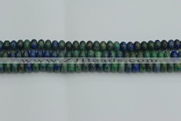 CRB2892 15.5 inches 6*10mm rondelle chrysocolla beads wholesale