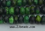 CRB2895 15.5 inches 4*6mm rondelle chrysocolla beads wholesale