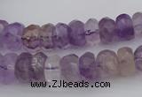 CRB301 15.5 inches 5*8mm - 10*14mm faceted rondelle ametrine beads