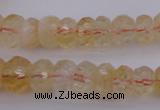 CRB302 15.5 inches 5*8mm - 10*14mm faceted rondelle citrine beads