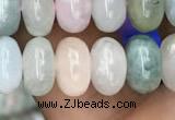 CRB3062 15.5 inches 6*9mm rondelle morganite gemstone beads
