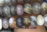 CRB3069 15.5 inches 4*6mm rondelle Botswana agate beads