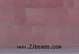 CRB311 15.5 inches 8*12mm tyre matte rose quartz beads wholesale