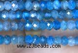 CRB3118 15.5 inches 2*3mm faceted rondelle tiny apatite beads