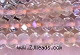 CRB3147 15.5 inches 2.5*4mm faceted rondelle tiny citrine beads