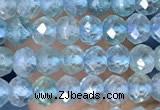 CRB3173 15.5 inches 2.5*4mm faceted rondelle tiny apatite beads