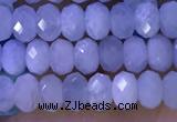CRB3185 15.5 inches 3*5mm faceted rondelle tiny aquamarine beads