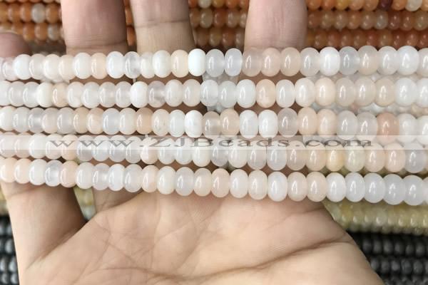 CRB4039 15.5 inches 4*6mm rondelle pink aventurine beads wholesale