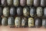 CRB4054 15.5 inches 4*6mm rondelle artistic jasper beads wholesale