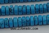 CRB440 15.5 inches 5*8mm rondelle turquoise beads wholesale